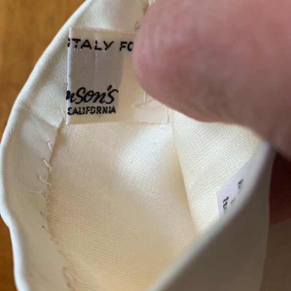 Gloves, women’s, suede/leather? Lined in silk, maybe worn once - Picture 5 of 9